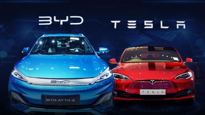 BYD Takes Over Tesla In EV Sales, Becoming The Top Seller In EV Market - Business Insights